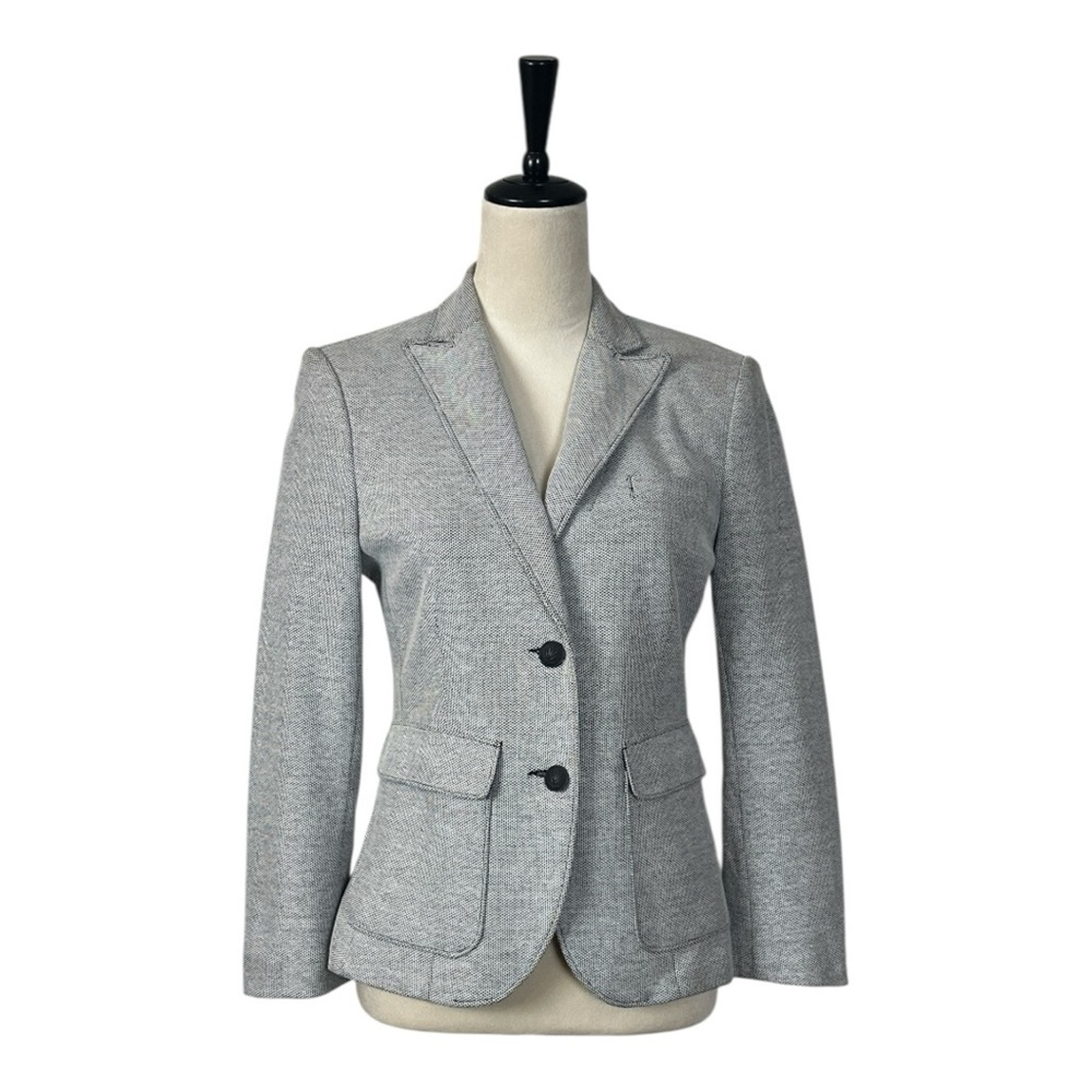 Rag & Bone Blazer Black White Pin Dot Single Button Jacket Women’s Size 4